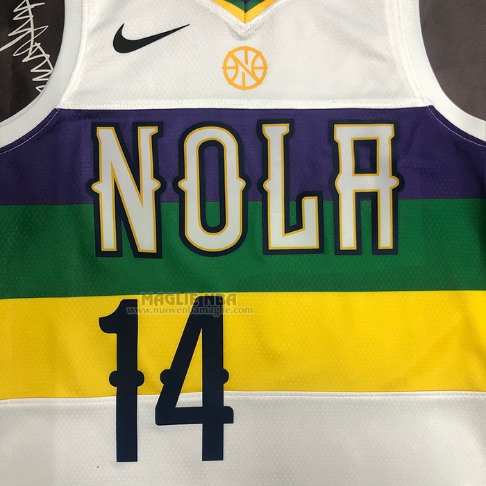 Maglia
 Brandon Ingram NO 14 New Orleans Pelicans Citta
 2019-20 Bianco
